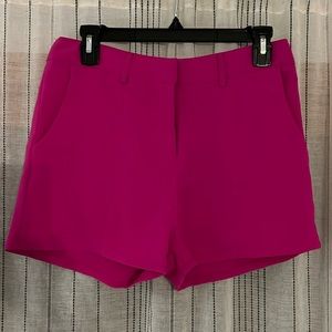 Magenta/pink High waisted shorts, Size: M